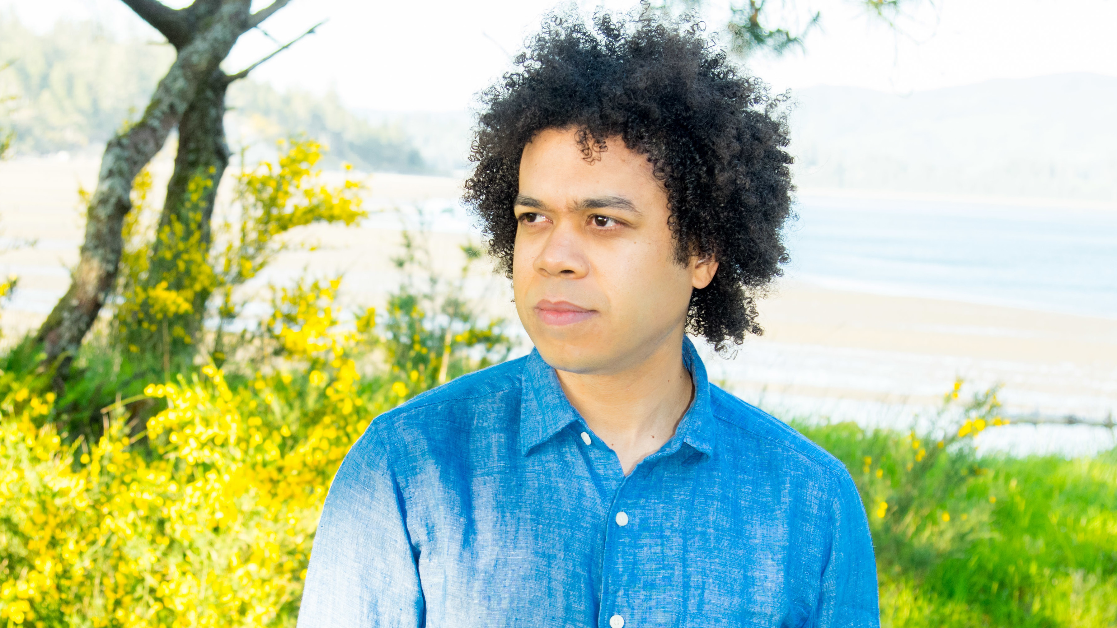 Micah White, co-creator of the Occupy Wall Street movement, now lives in Nehalem, Ore., where he's active in local politics. &quot;There are no big businesses here. These are all my neighbors. You can't block traffic,&quot; he says. (Trav Williams)