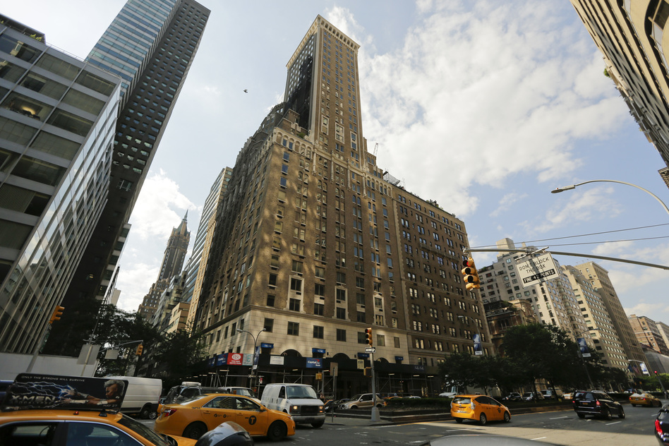 A view of the Trump Park Avenue building in New York. President Trump's properties have been attracting a large and generous circle of buyers, from wealthy Russians to a Chinese businesswoman, and many questions are being raised about the ethics of these deals. (Frank Franklin II/AP)