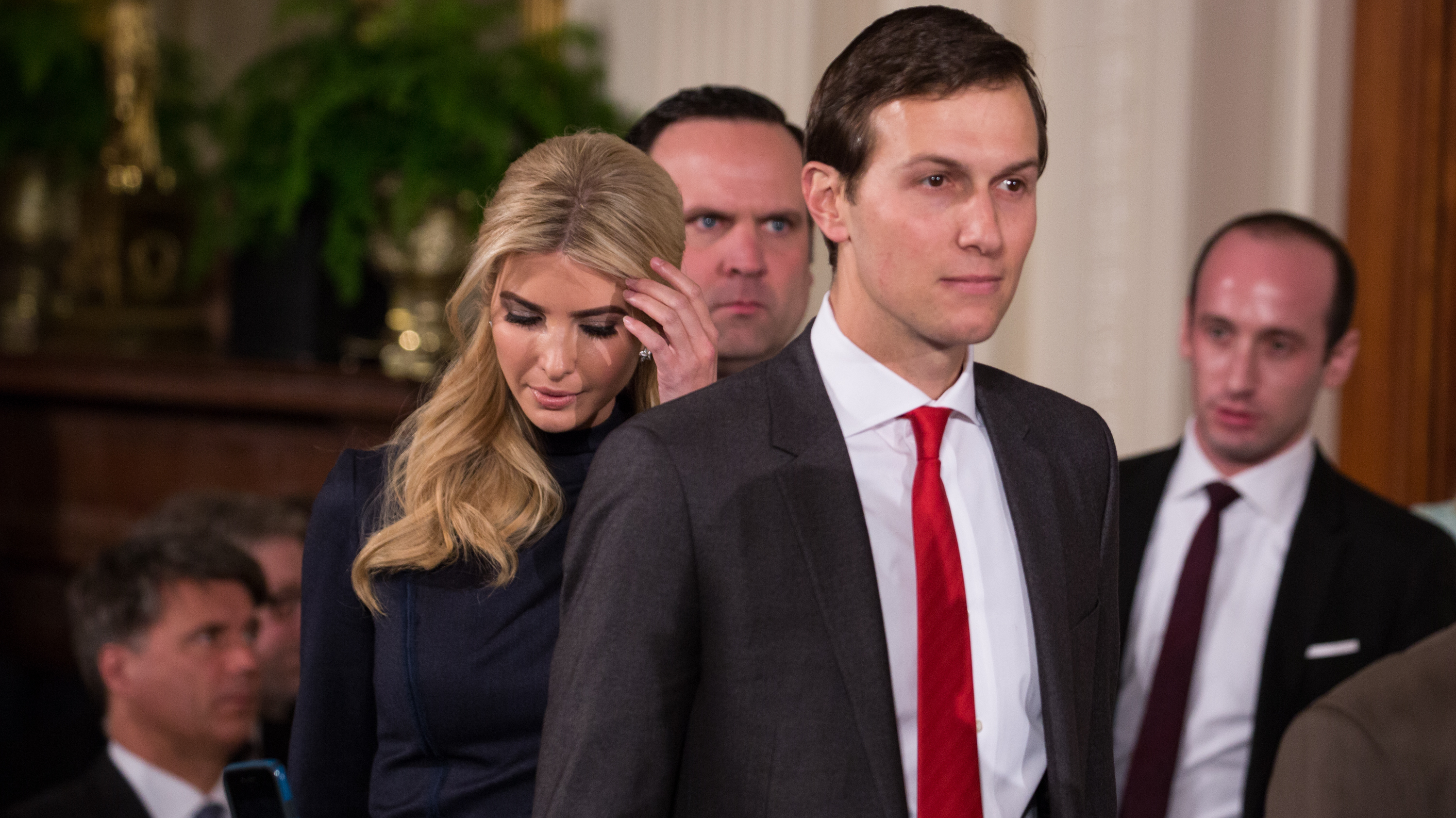 President Trump's son-in-law and top adviser, Jared Kushner, will talk to the Senate Intelligence Committee. (NurPhoto via Getty Images)