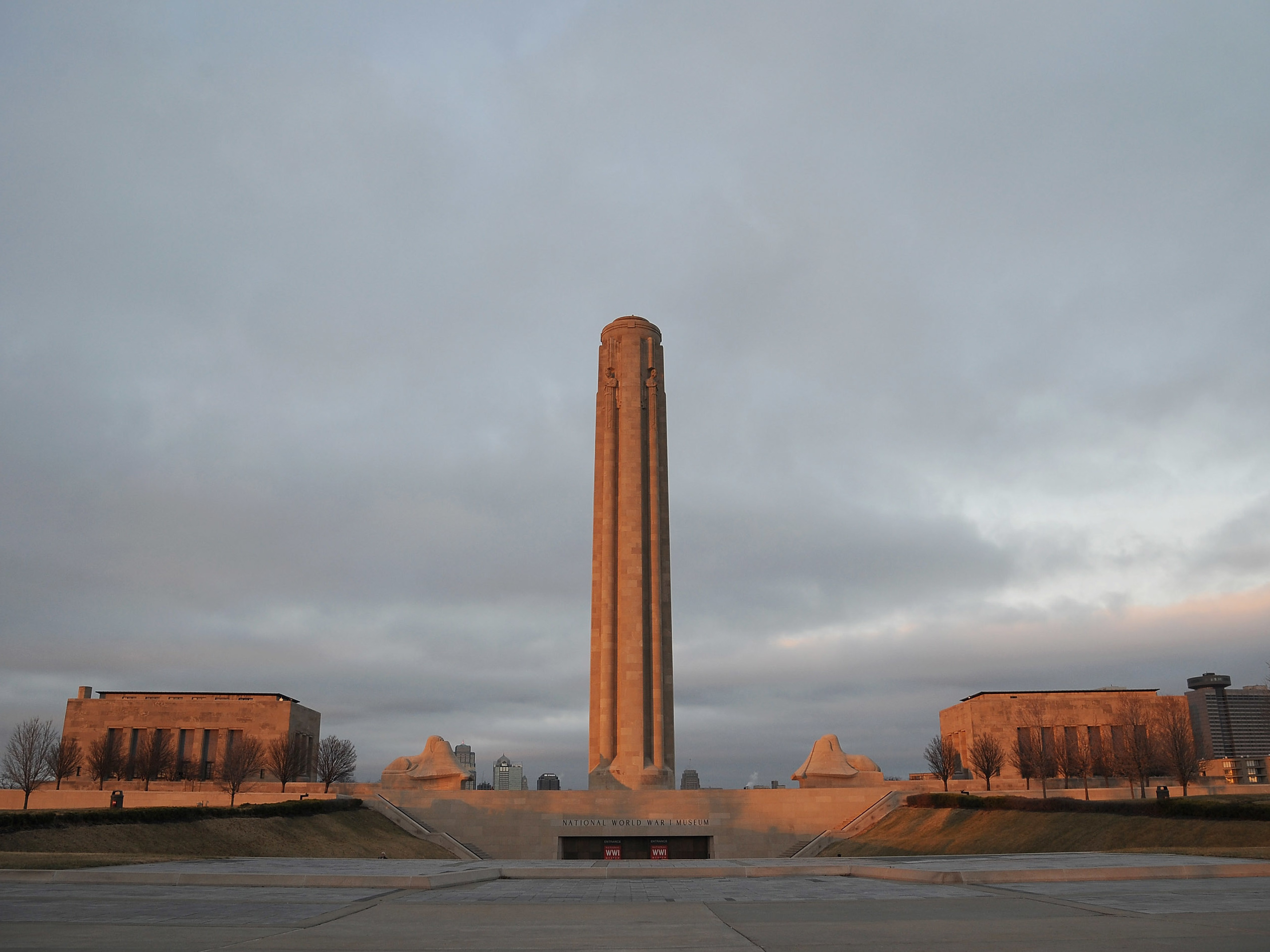 The National World War I Museum in Kansas City, where ceremonies are being held Thursday to mark the 100th anniversary of the U.S. entrance into the war. (Fernando Leon/Getty Images for Legendary Pictures)