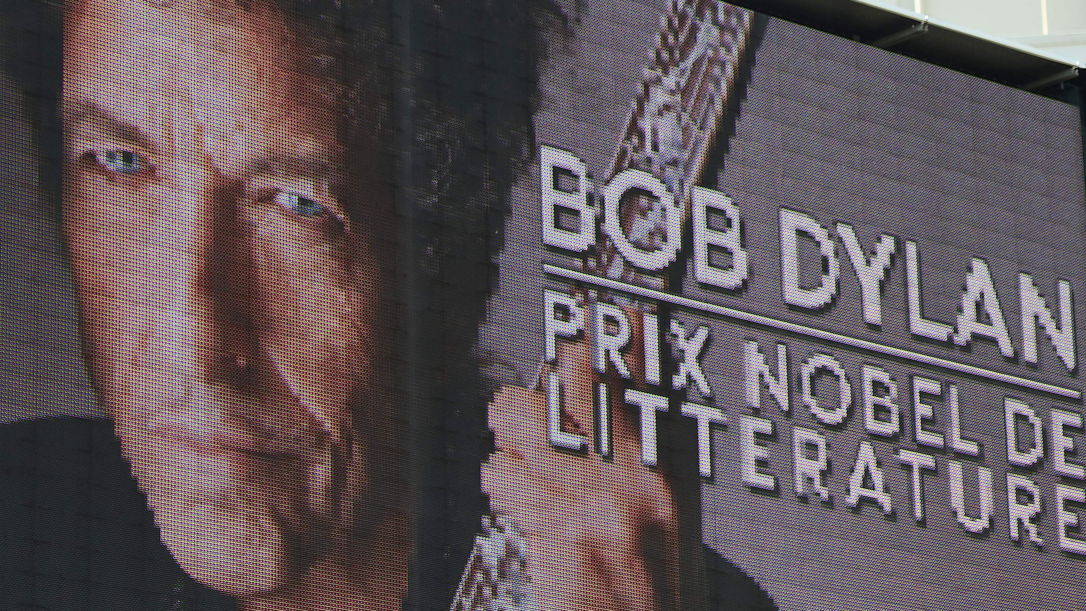 Where Bob Dylan was while keeping silent about his Nobel Prize