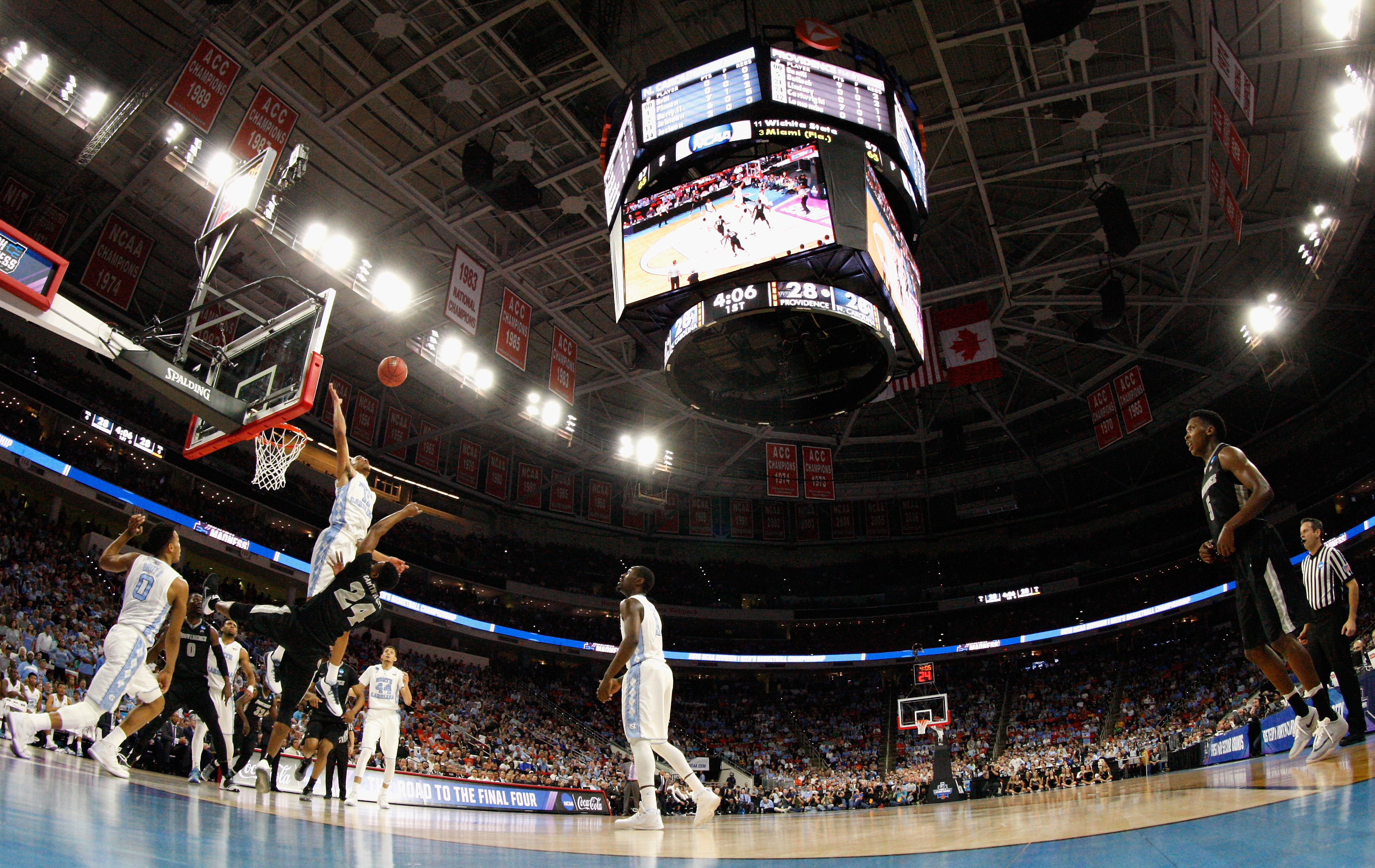The second round of the 2016 NCAA men's basketball tournament at PNC Arena in Raleigh, N.C. The NCAA pulled championship events from the state this year because of the controversial "bathroom bill"; the sporting events will now be returning. (Getty Images)