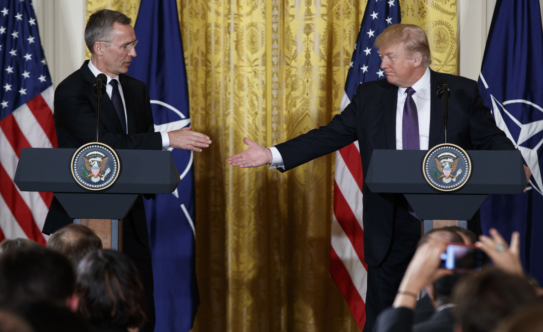 Trump Says NATO 'No Longer Obsolete' After Meeting With