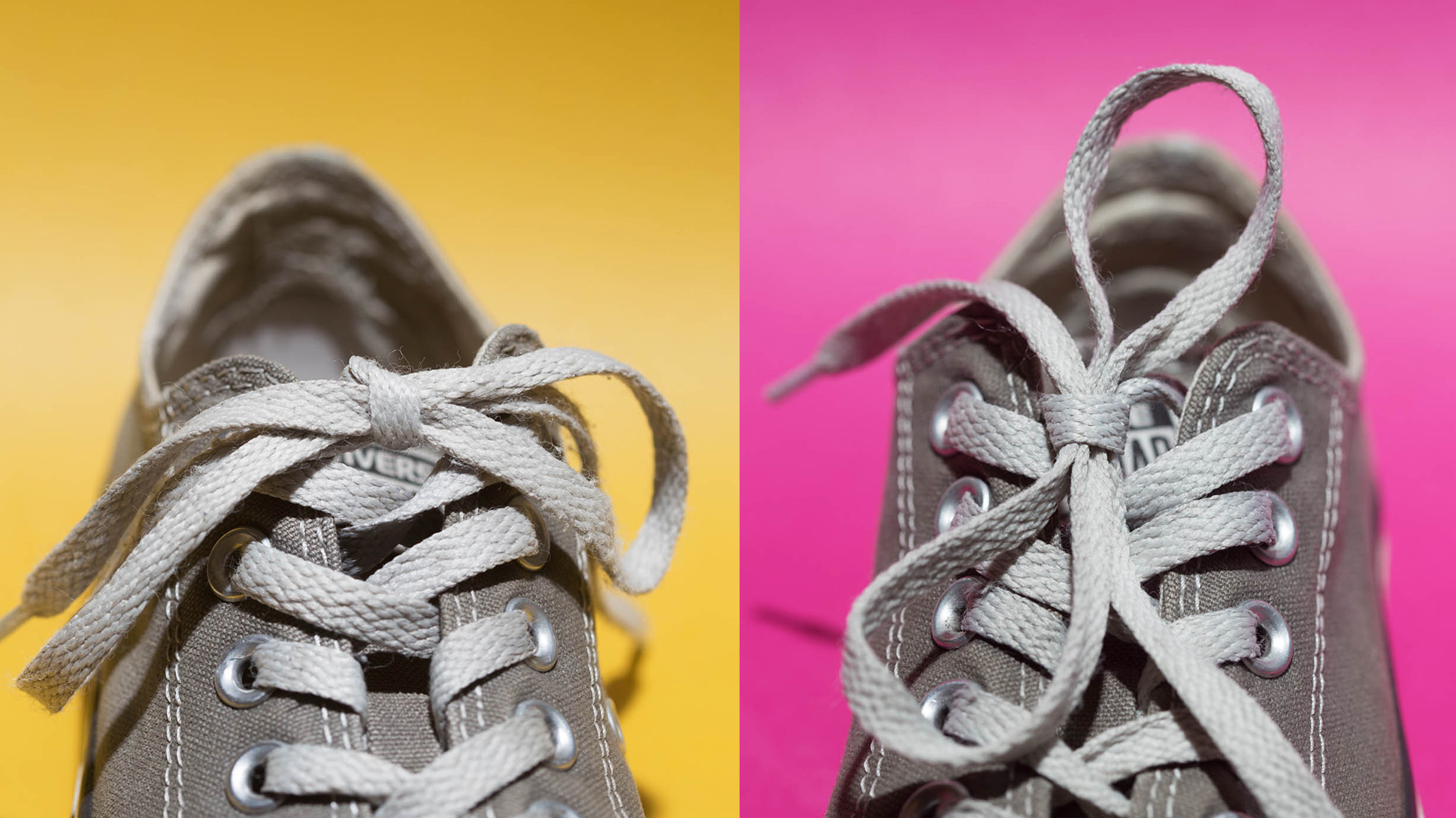 hikers shoelace knot