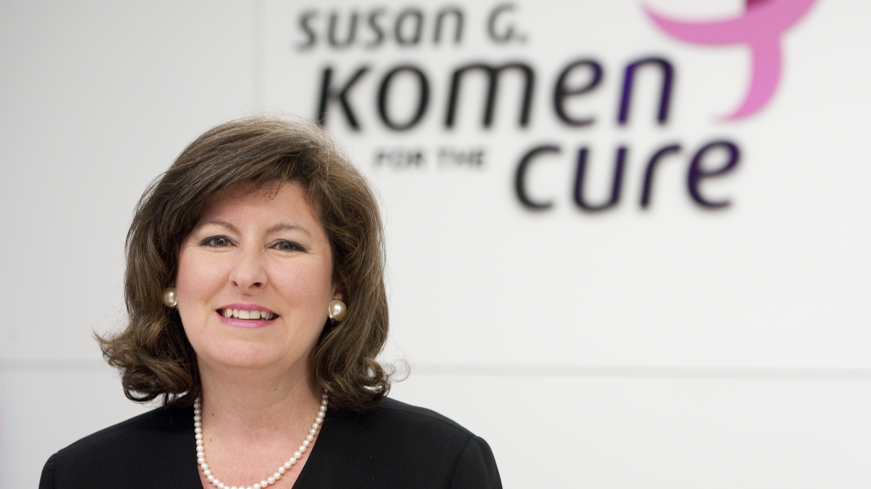 Karen Handel, in a congressional seat runoff, pictured when she was a vice president at the Susan G. Komen for the Cure foundation. She landed in controversy there about Planned Parenthood funding. (CQ-Roll Call Inc.)