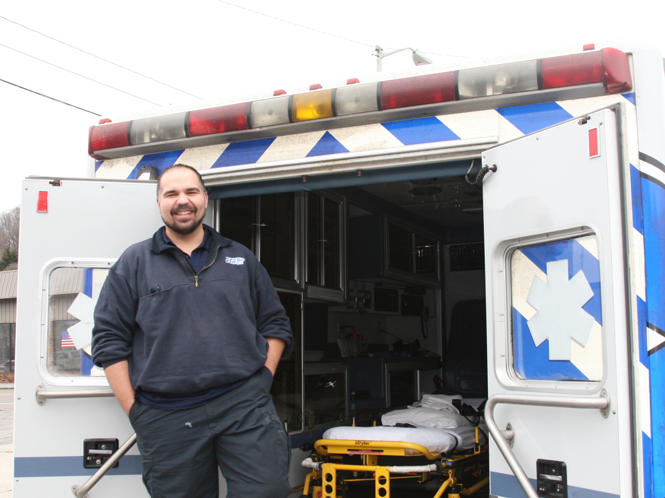 After David Wiley was laid off from the grueling day to day of the coal mining industry, he found a new livelihood working for STAT EMS in Pineville, W.V. (NPR)
