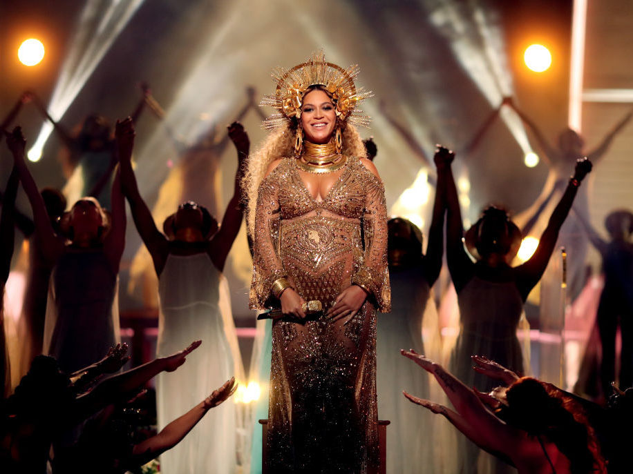 Singer Beyoncé at the Grammy Awards in February. (Getty Images for NARAS)