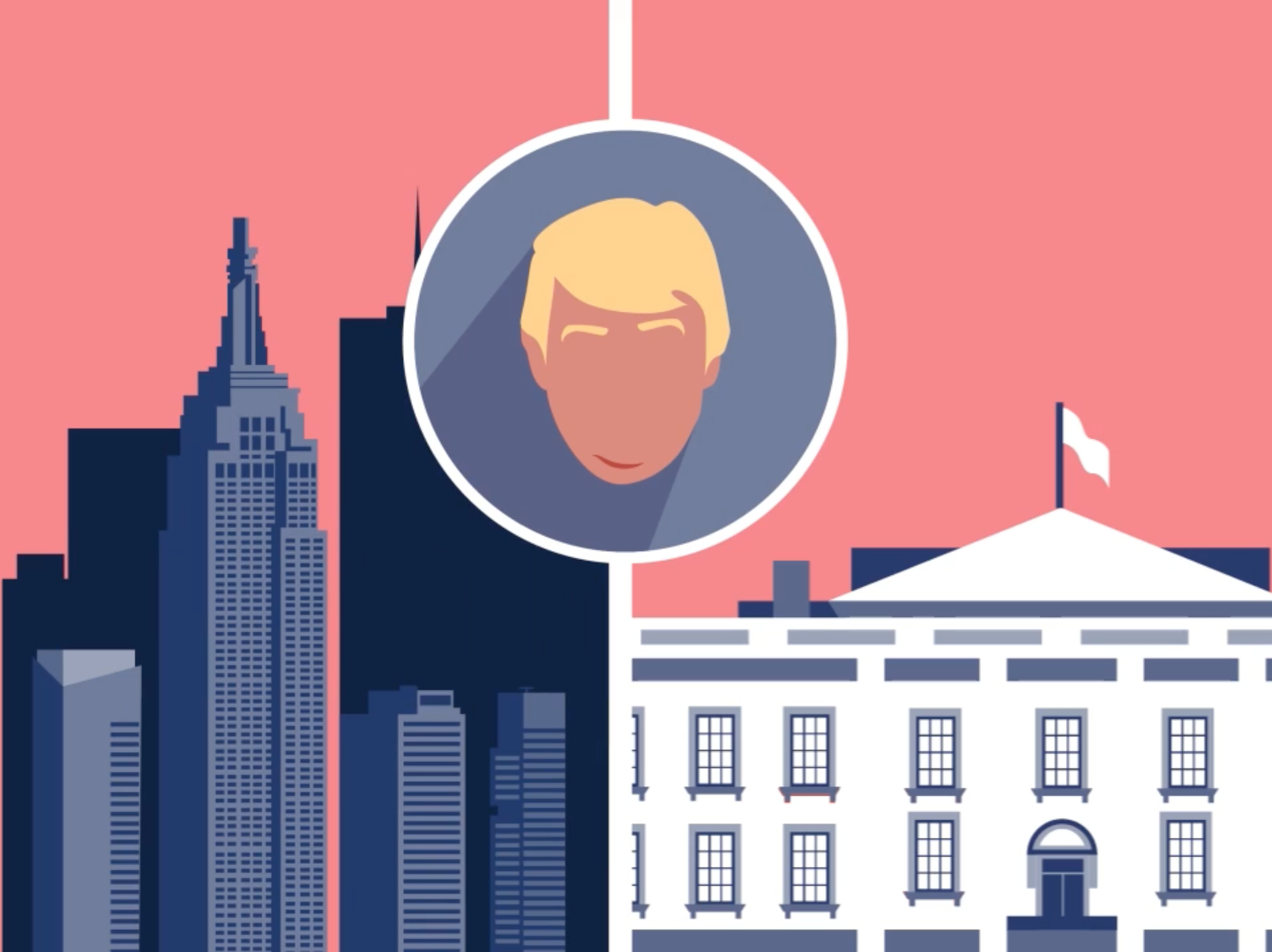 Ever since he won the election, Trump the president has done little to separate himself from Trump the businessman. (Renee Klahr/NPR)