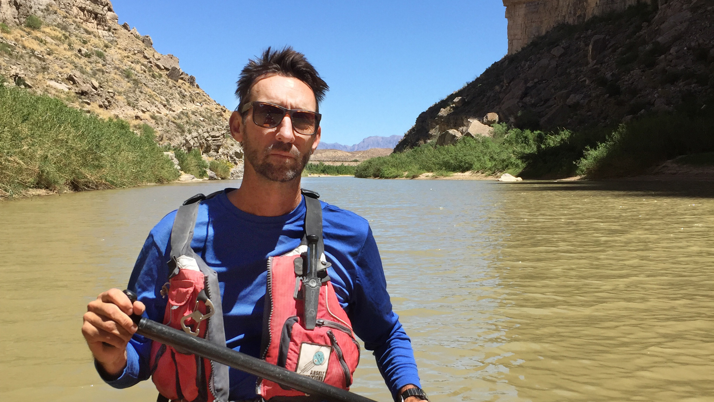 Charlie Angell, a river outfitter, offers to take President Trump and his cabinet on a canoe trip through Santa Elena Canyon to show him the folly of a border wall in the Big Bend region. (NPR)