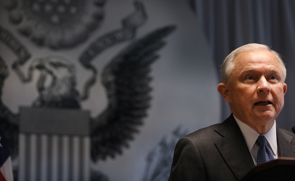 An advocacy group says a move at the Drug Enforcement Administration to hire prosecutors is another signal of how the Justice Department is changing under Attorney General Jeff Sessions. (Spencer Platt/Getty Images)