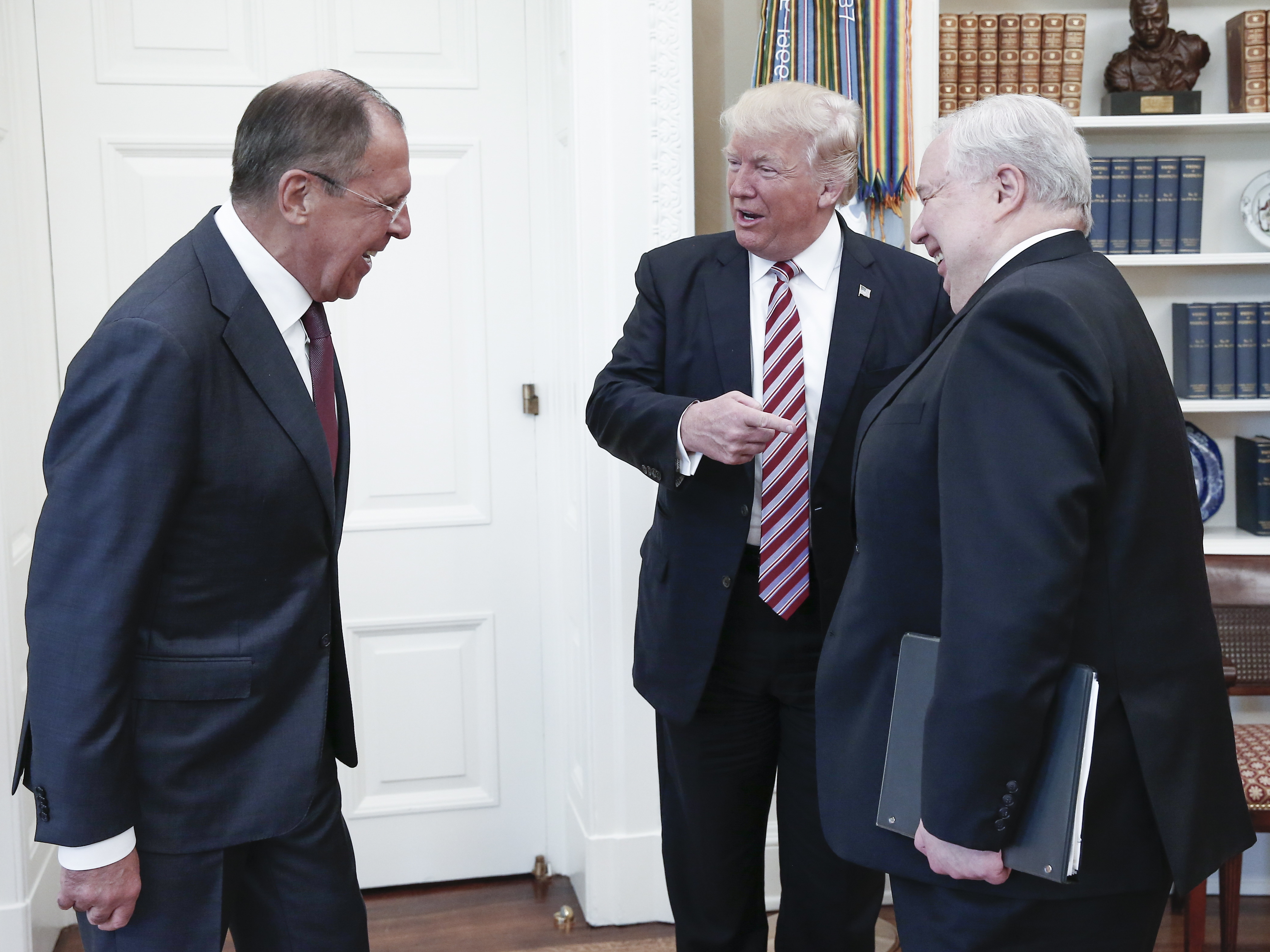 White House Takes Flak for Letting Russian State Media Into Oval Office