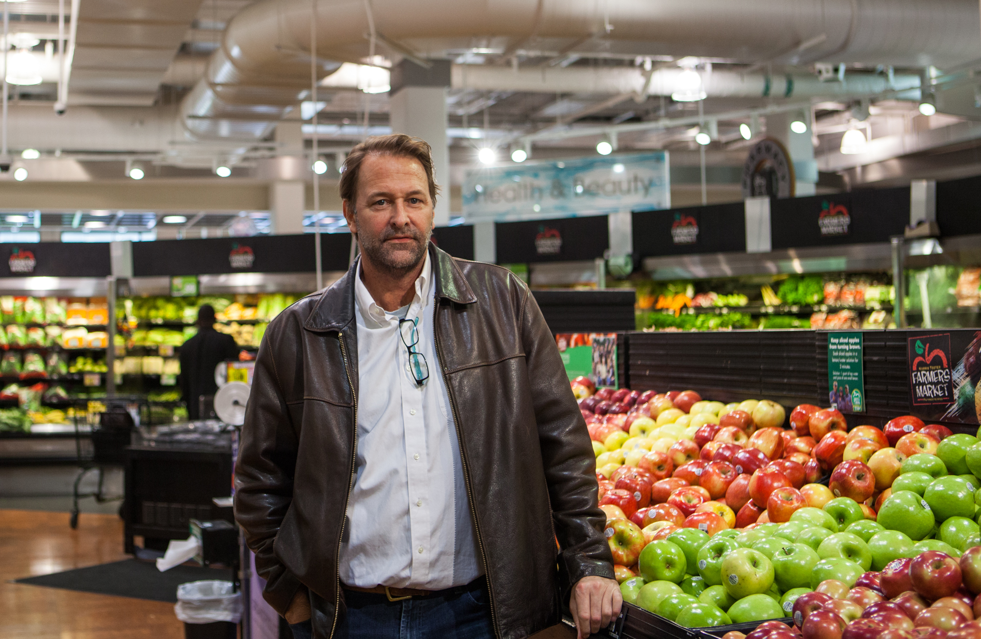 Author Michael Ruhlman says U.S. grocery stores represent extraordinary luxury that most Americans don't even think about. (Kelly Jo Smart/NPR)