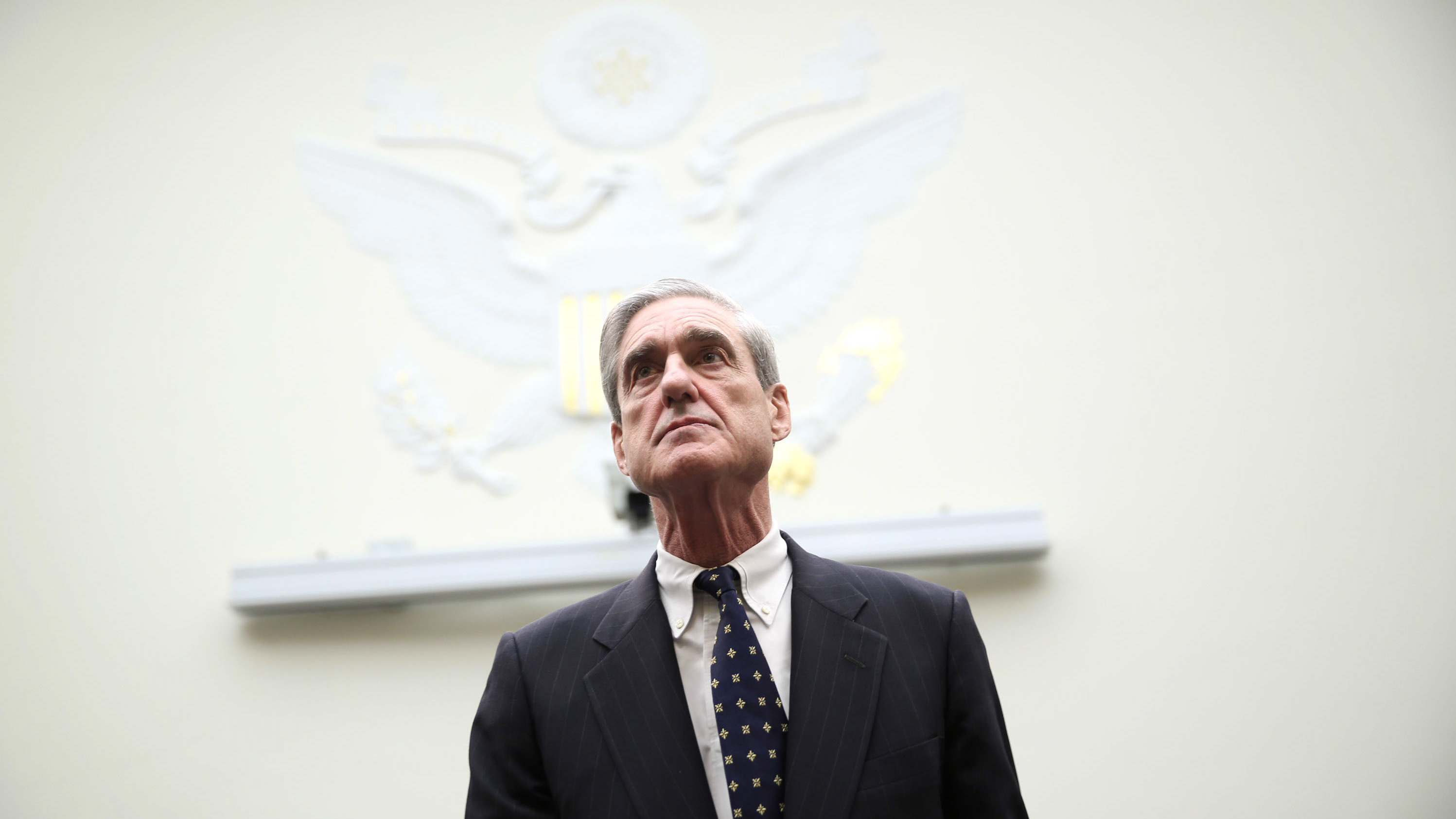 Former FBI Director Robert Mueller arrives to testify before the House Judiciary Committee in 2013. The Justice Department announced Wednesday that Mueller will lead the FBI's investigation into Russia's meddling in the 2016 election. (Getty Images)
