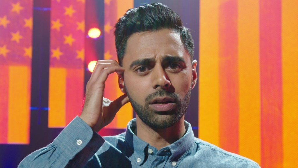In <em>Homecoming King</em>, Minhaj talks about growing up caught between cultures. (Netflix)