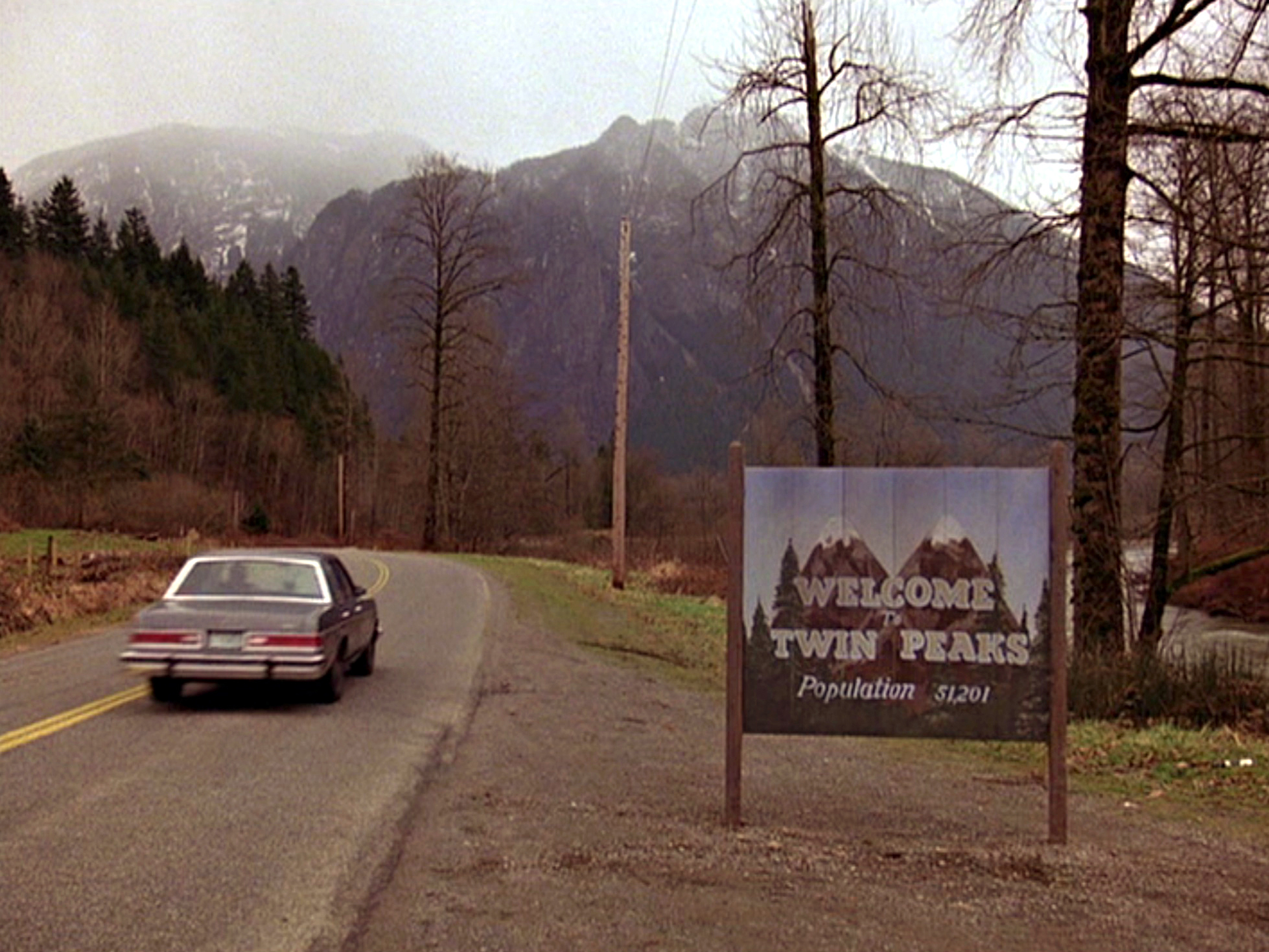 The &quot;magical&quot; music during the opening credits of <em>Twin Peaks</em>, originally broadcast in 1990, sets the tone for the cult classic. (Getty Images)