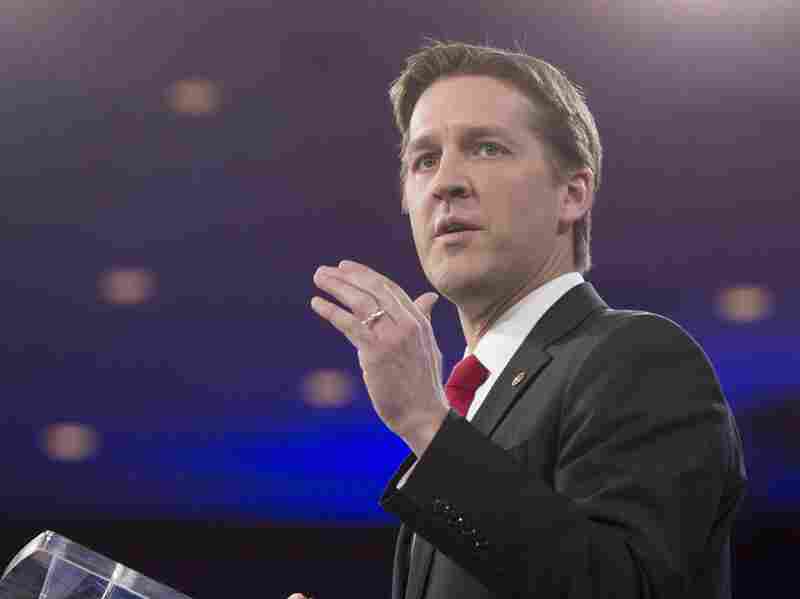 Sen. Ben Sasse, R-Neb., speaks during the annual Conservative Political Action Conference outside Washington, D.C., on March 3, 2016.