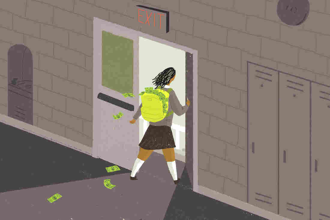 School vouchers take kids and money away from public school.