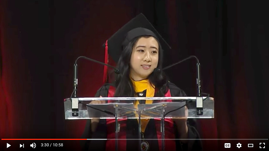 Graduation speech in chinese picture