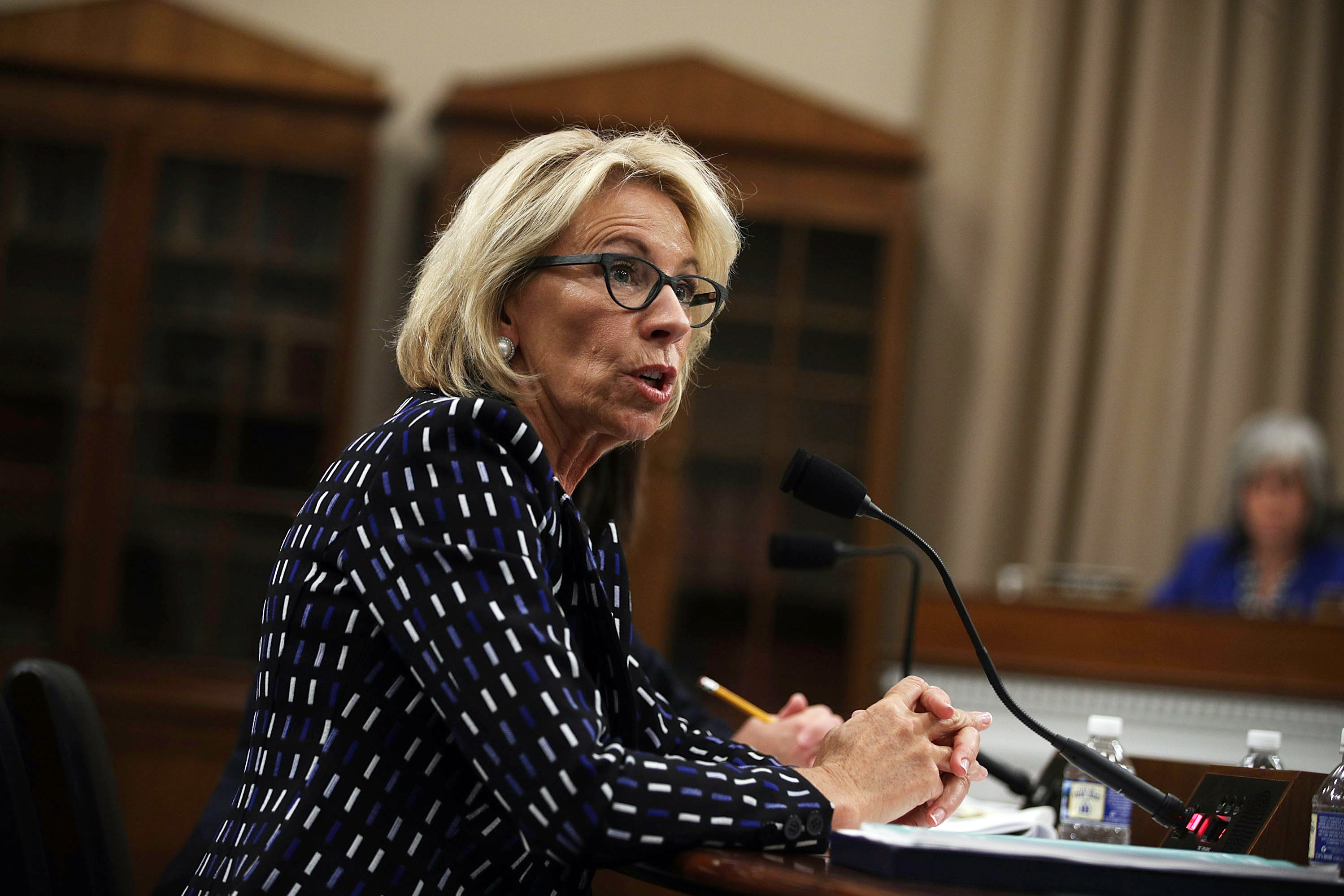 Education Department Faces Deep Cuts; DeVos Faces Tough Questions