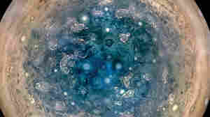 Juno Spacecraft Reveals Spectacular Cyclones At Jupiter's Poles