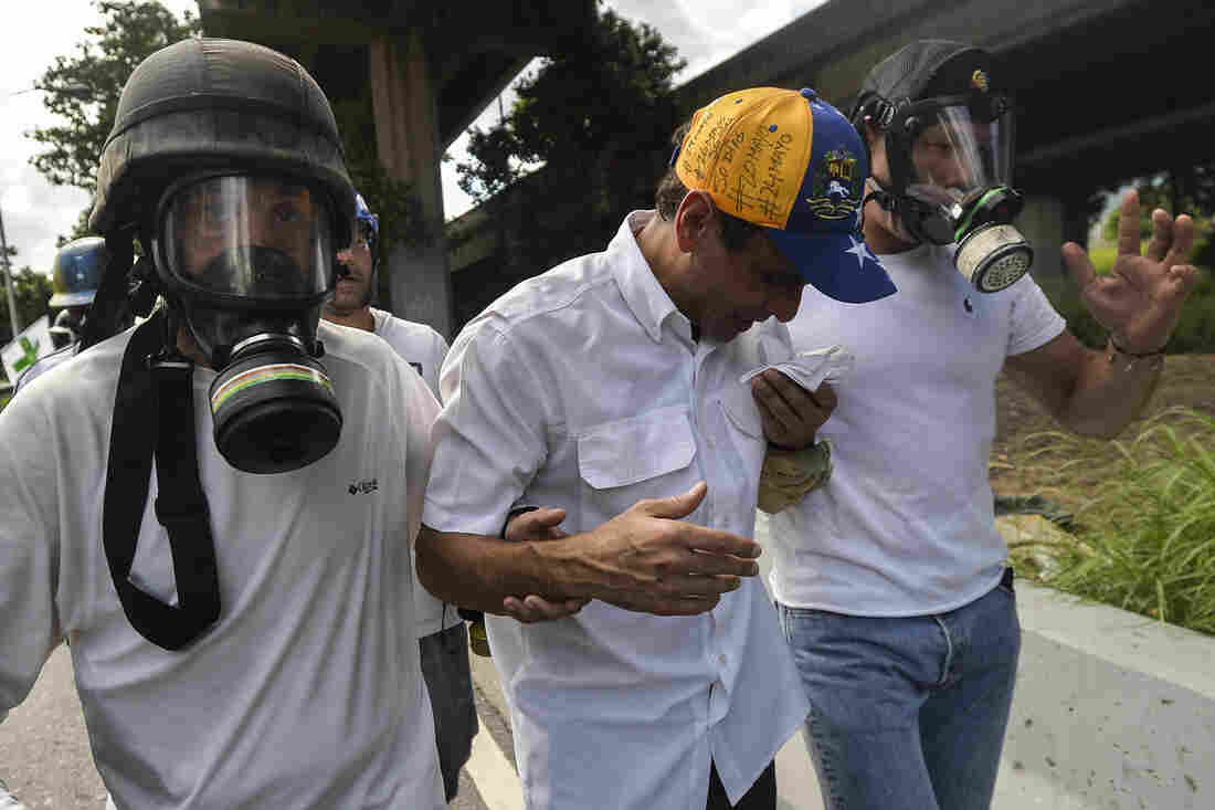 As Venezuela Enters 3rd Month Of Protests, Anti-Maduro Ire Finds New Target