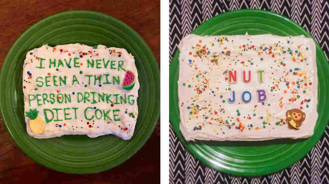 Thek's customers can also send cake orders to the White House.