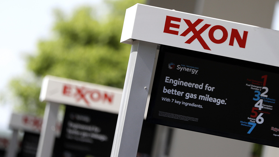The Exxon Mobil shareholder vote is seen as a victory for environmental activists and one that is aimed at getting the company to consider "material risk," according to <em>The Dallas Morning News</em>. (Mark Humphrey/AP)
