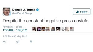 'Covfefe' Kerfuffle: Trump's Typo Sparks A Search For Meaning, And Humor