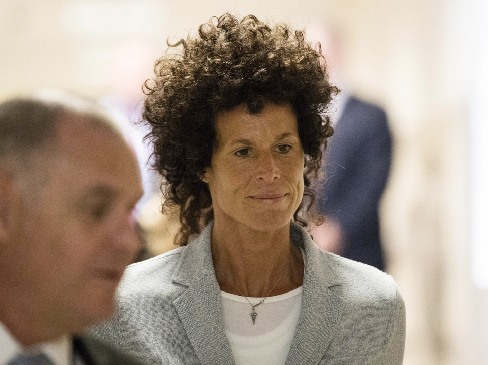 Andrea Constand walks to the courtroom during Bill Cosby's sexual assault trial in Norristown, Pa., on Tuesday. Cosby is accused of drugging and sexually assaulting Constand at his home outside Philadelphia in 2004. (Matt Rourke/AP)
