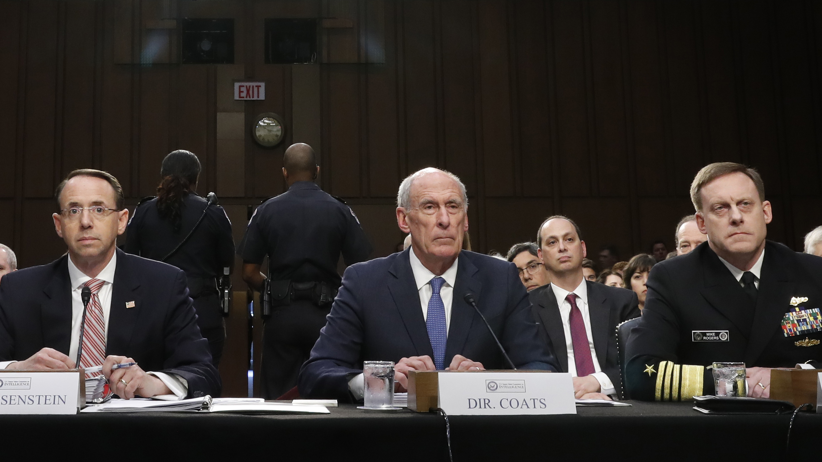 Intelligence Chiefs Decline To Discuss Private Talks With Trump