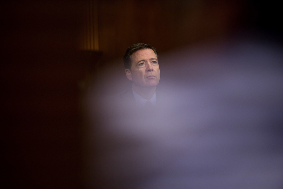 Former FBI Director James Comey's opening statement for the Senate Intelligence Committee hearing on Thursday shows that the president wanted it publicly known that he was not under investigation. (Eric Thayer/Getty Images)