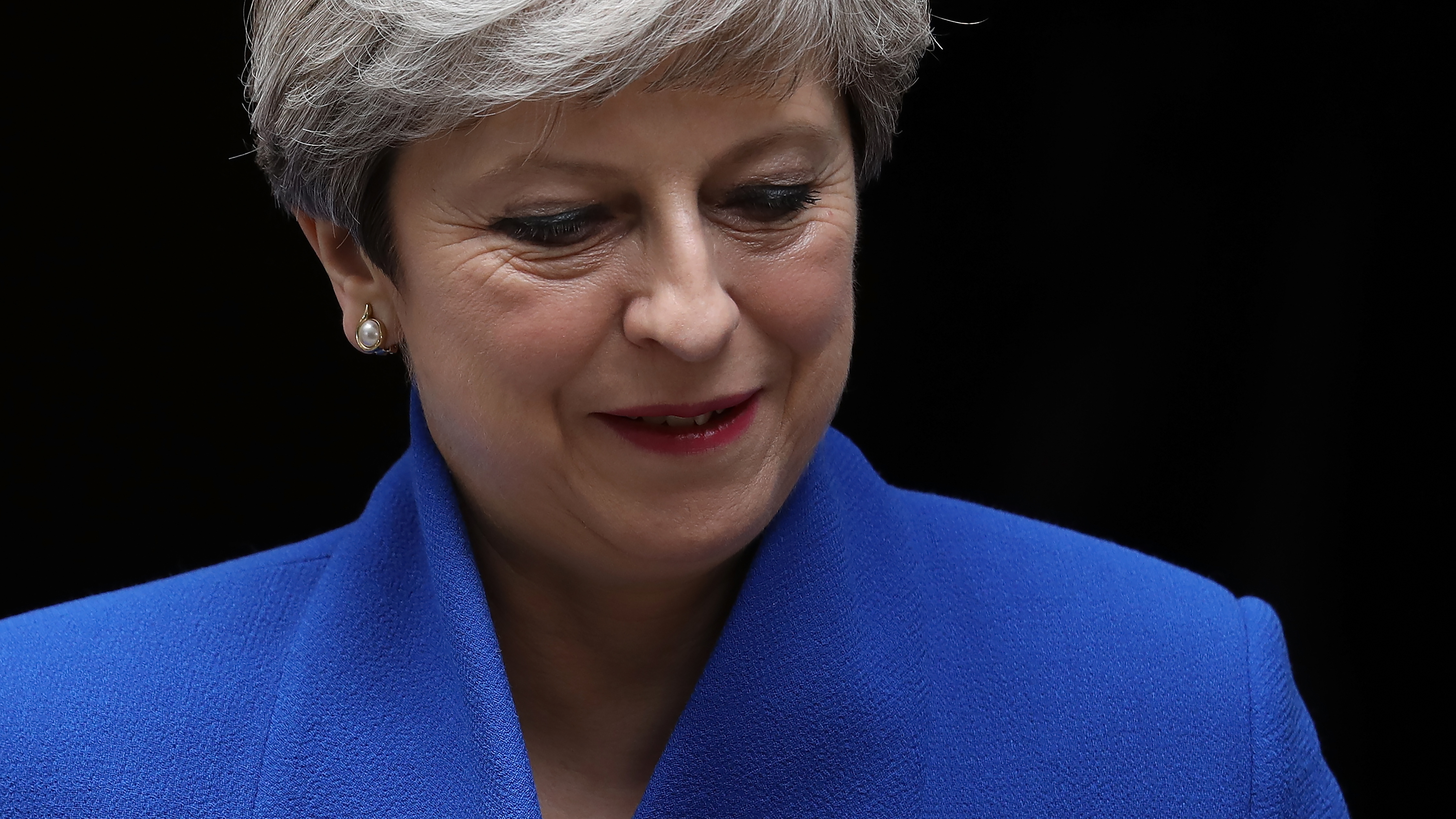 Prime Minister Theresa May leaves the prime minister's residence on Friday. This weekend, she has been seeking the support of the Democratic Unionist Party to form a new government after a disappointing result for Conservatives in Thursday's election.