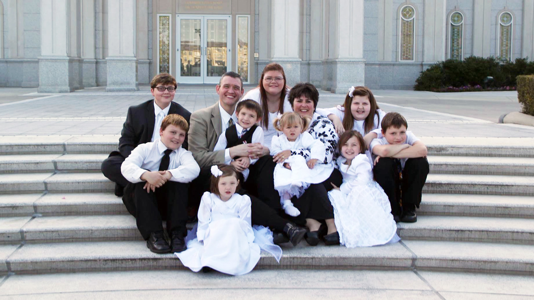 Dawn Poole and her husband have to regularly document their family finances to make sure their nine children, who all have complex health conditions, continue to qualify for Medicaid. (Courtesy of the Poole family)