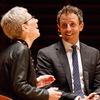 El presentador de ‘Late Night’, Seth Meyers, está acostumbrado a enfrentar el miedo con humor: NPR