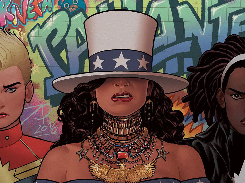 America Chavez is Marvel Comics' latest super-chingona, brought to life by writer Gabby Rivera. (Courtesy of Marvel Comics)