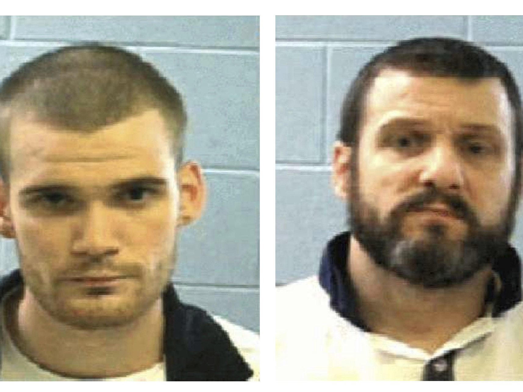This combo of undated photos provided Tuesday by the Georgia Department of Corrections shows inmates Ricky Dubose (left) and Donnie Russell Rowe.
