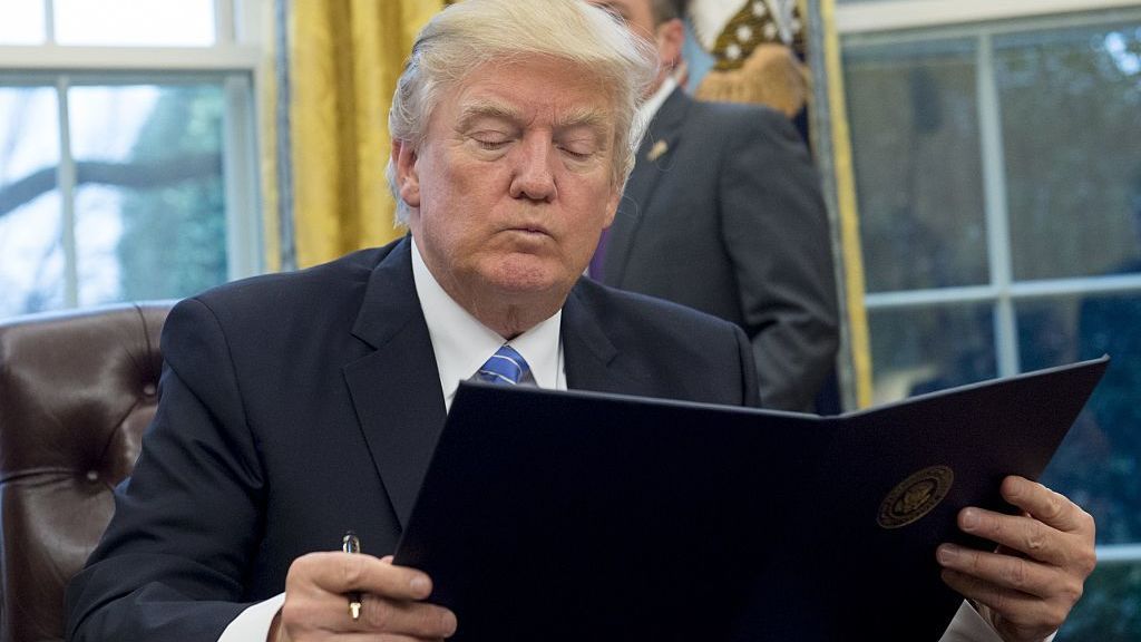 Unlike most presidents, who keep the public at arm's-length, President Trump appears to let us into his head with his constant tweeting. (AFP/Getty Images)