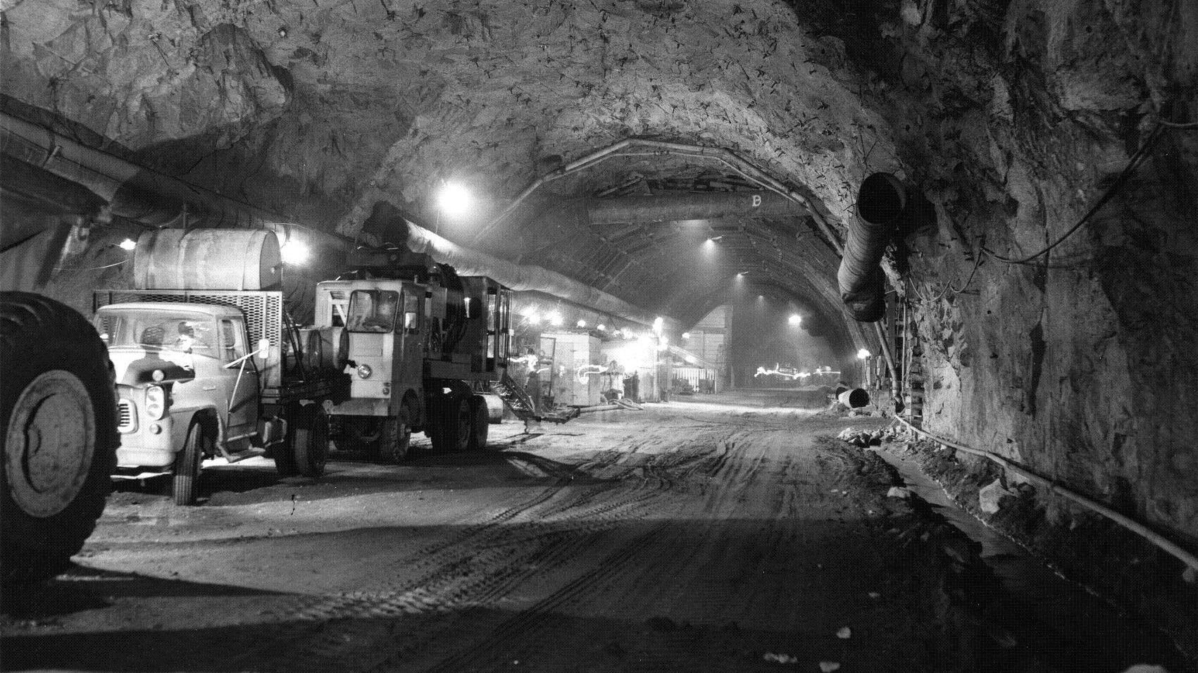 The Cheyenne Mountain Complex was completed in the mid-1960s. The tunnels extend thousands of feet into Cheyenne Mountain in Colorado Springs, Colo.