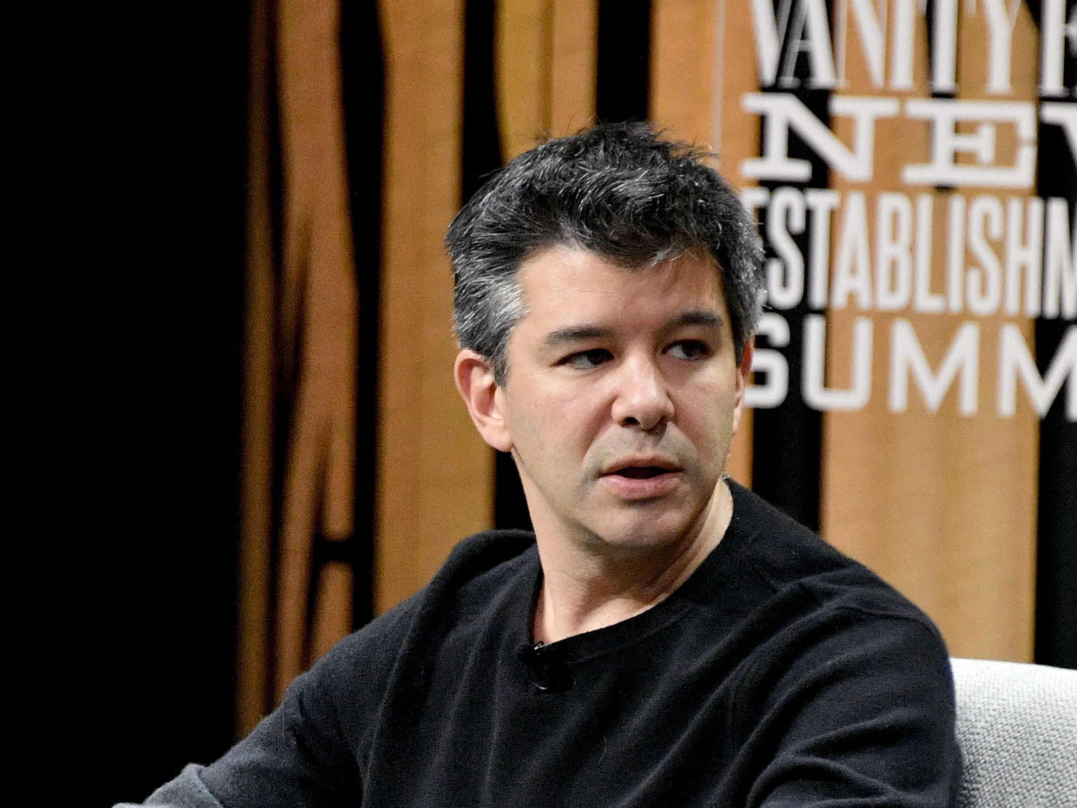 Uber co-founder Travis Kalanick, pictured here at a Vanity Fair summit in October 2016, resigned abruptly this week as the company's CEO after weeks of scandals about workplace culture. (Getty Images for Vanity Fair)