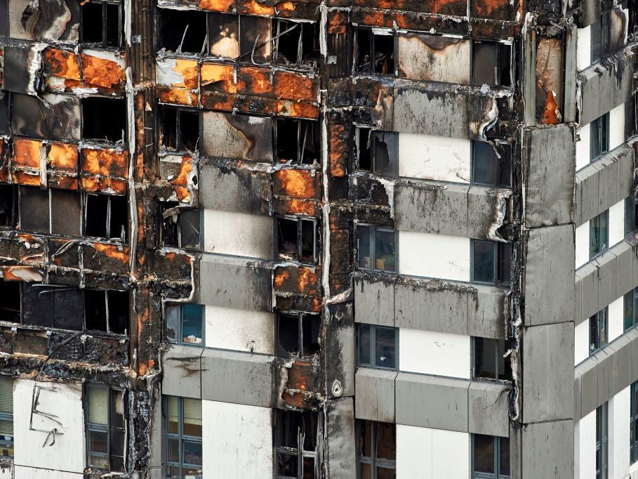 UK finds 34 high-rise apartment buildings with unsafe siding