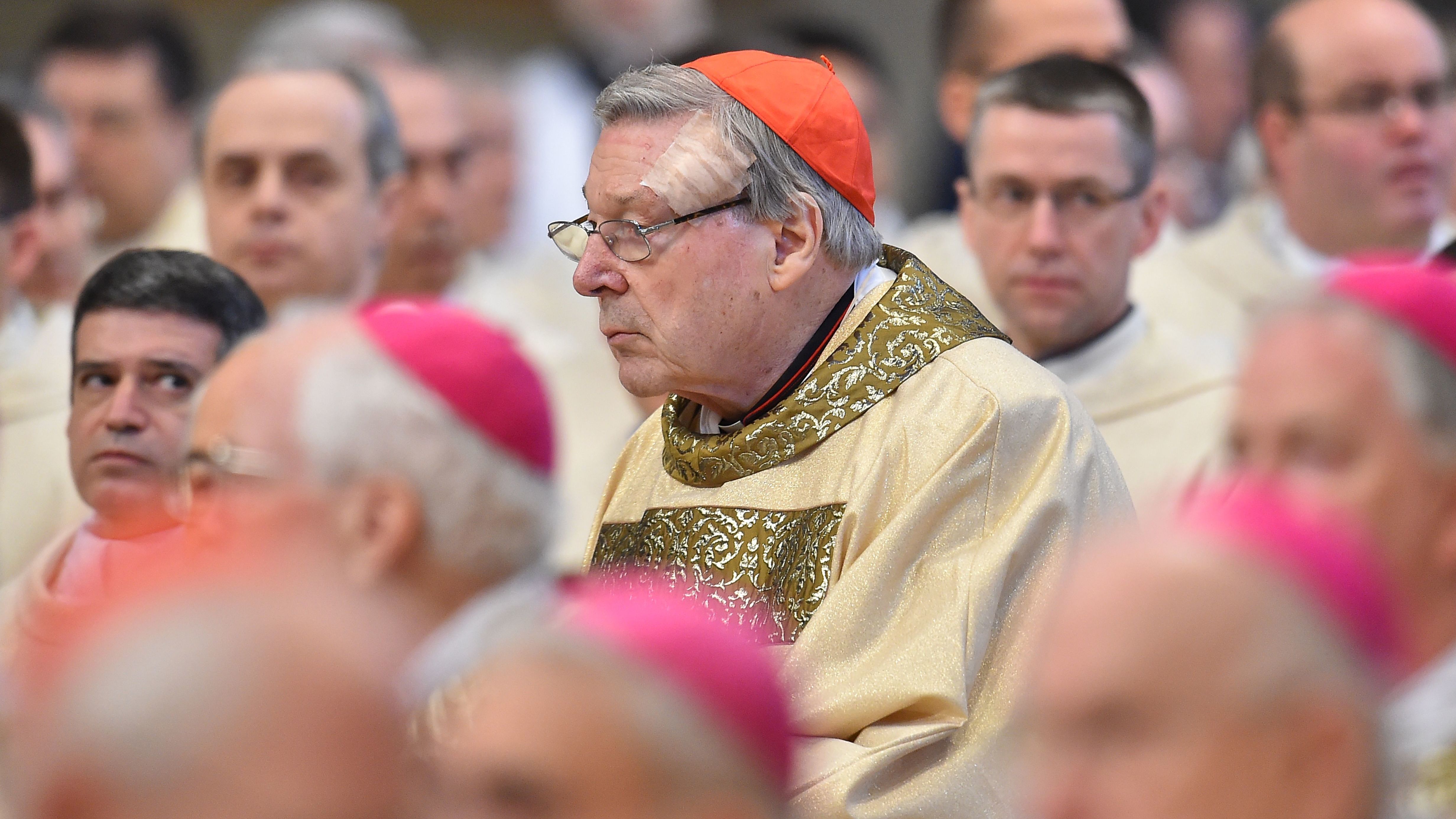 Vatican finance chief Cardinal George Pell of Australia has been charged by police in the state of Victoria with sexual assault. (AFP/Getty Images)