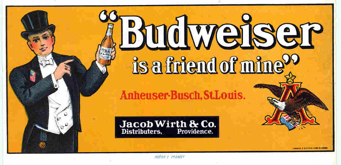 An advertisement for Budweiser beer, Anheuser-Busch, St. Louis
