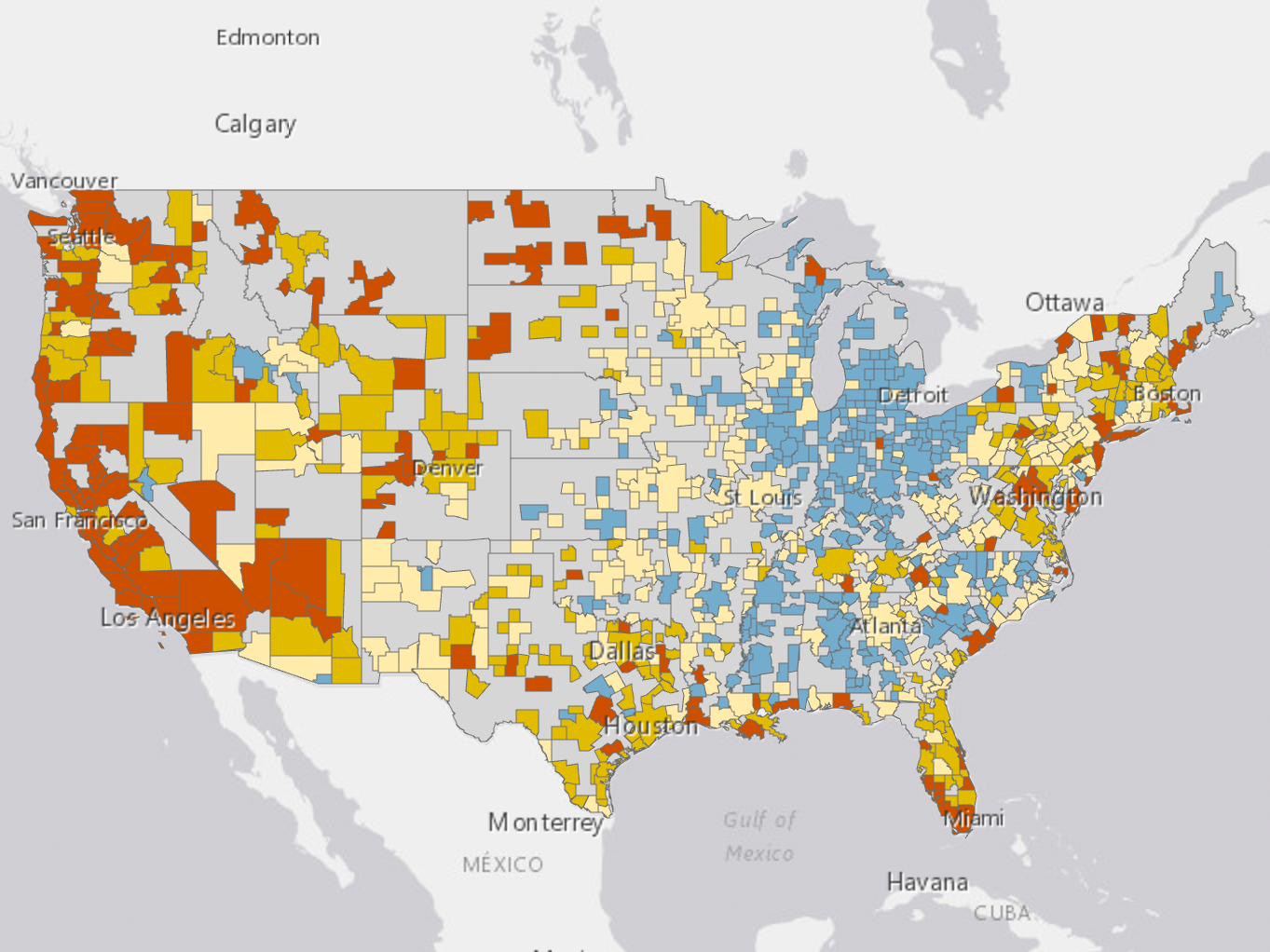 How to see if home prices are rising or falling where you live
