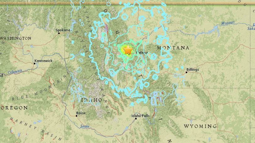 Montana Seismic Zone Map Montana Earthquake Is Felt For Hundreds Of Miles Early Thursday : The  Two-Way : Npr