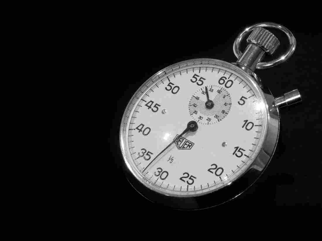 A stopwatch.