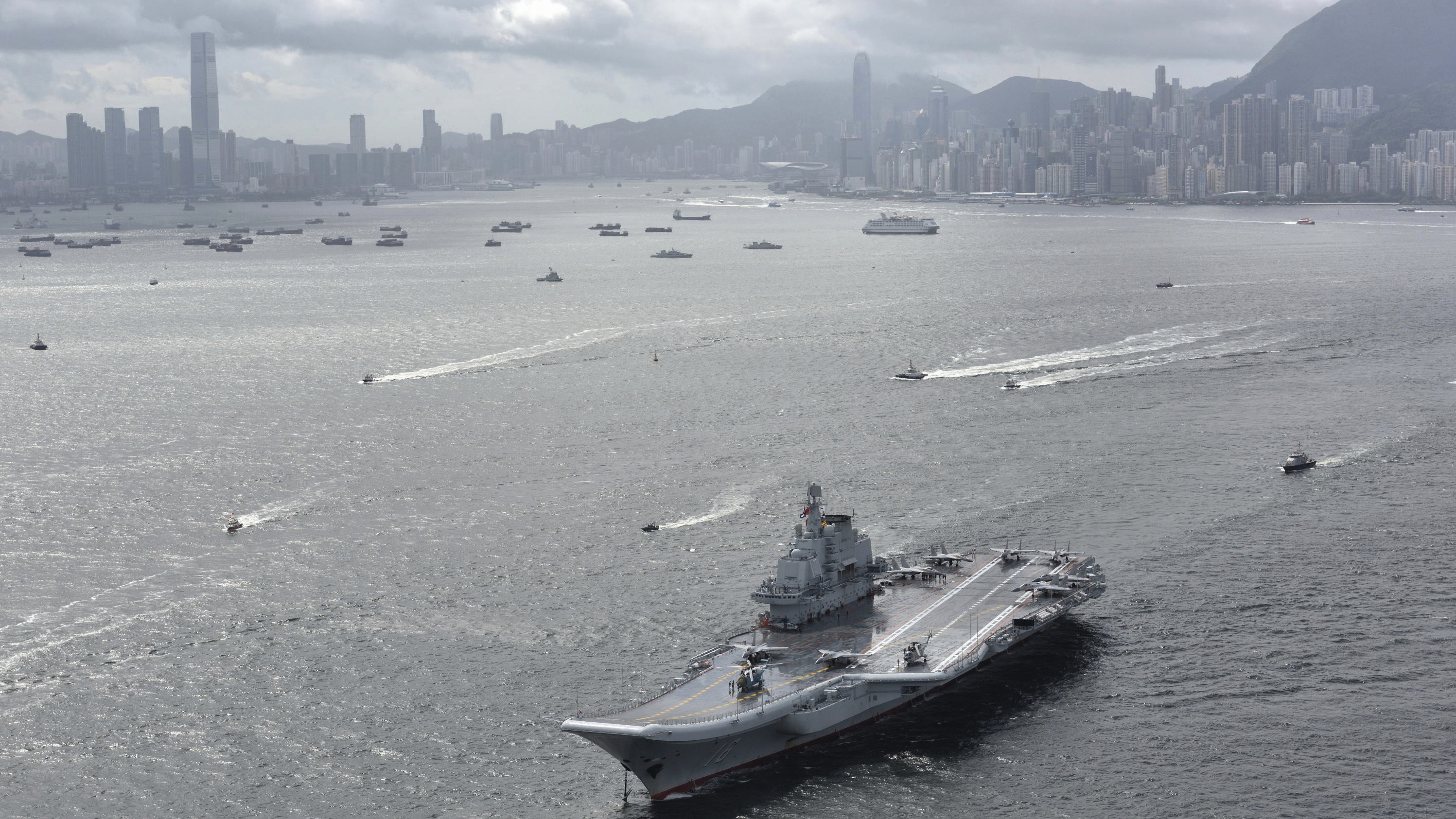 Chinese Carrier Makes First Hong Kong Port Call : The Two-Way : NPR