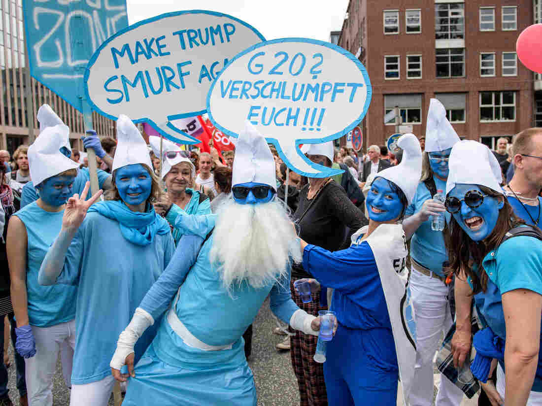G-20 Hamburg: Tens Of Thousands Demonstrate On Summit's Last Day