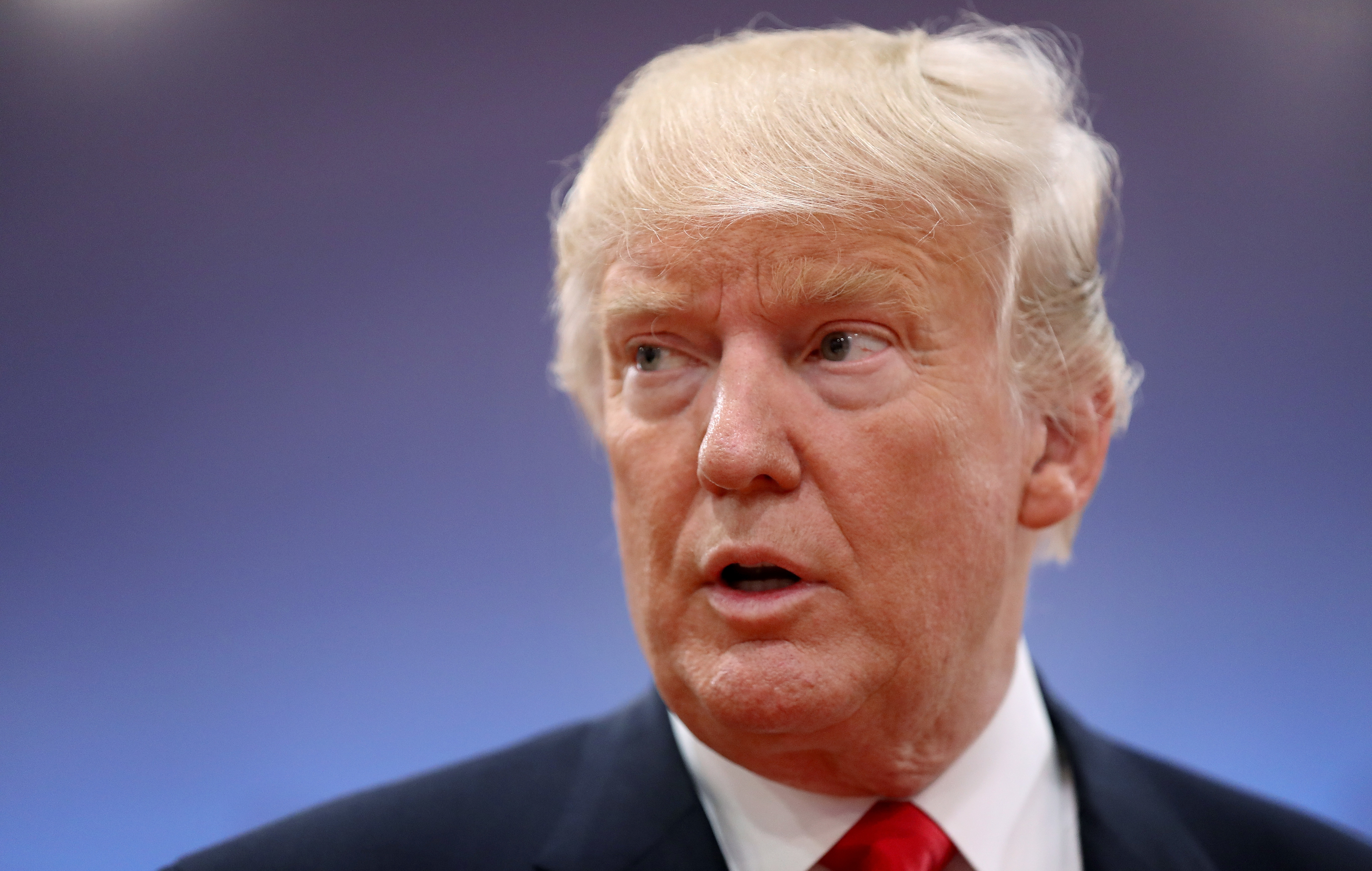 After meeting with Russian President Vladimir Putin on Friday at the Group of 20 summit in Hamburg, Germany, President Trump said Sunday they had discussed creating a joint cybersecurity unit. After much criticism, he quickly walked back the idea. (Getty Images)