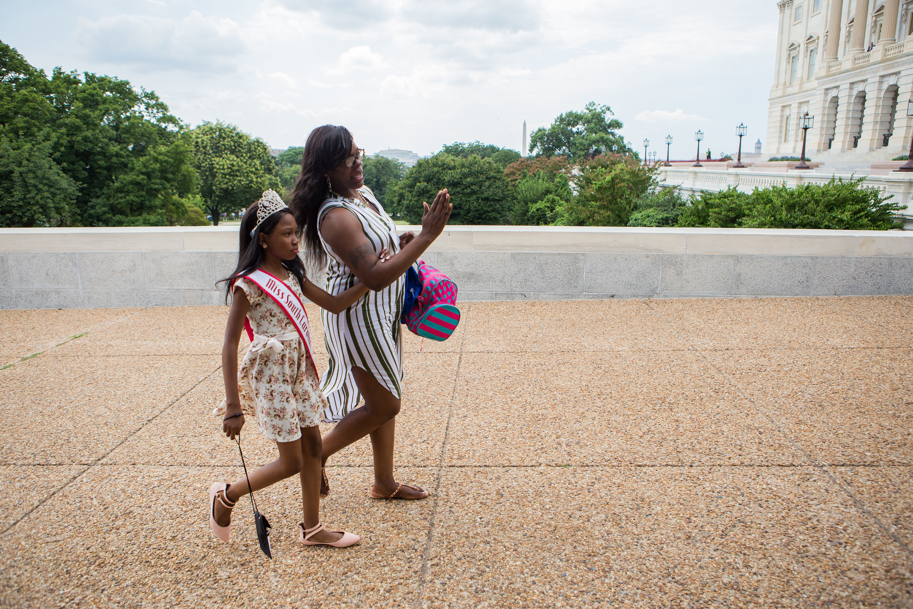 Tymia and her mother, Susie Pitts, head to the U.S. Capitol last week to lobby South Carolina lawmakers on health care, particularly the importance of Medicaid.