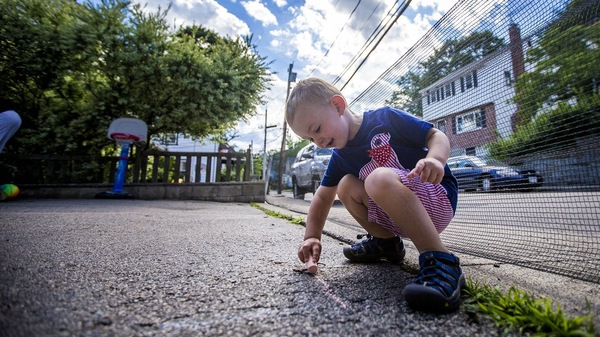 Two-year-old Robbie Klein has hemophilia, a medical condition that interferes with his blood